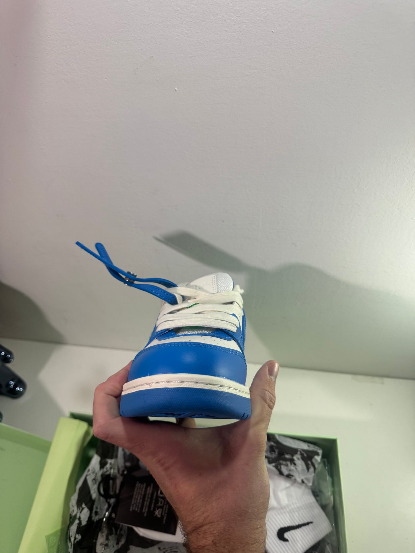 OFF-WHITE out the office Navy Blue