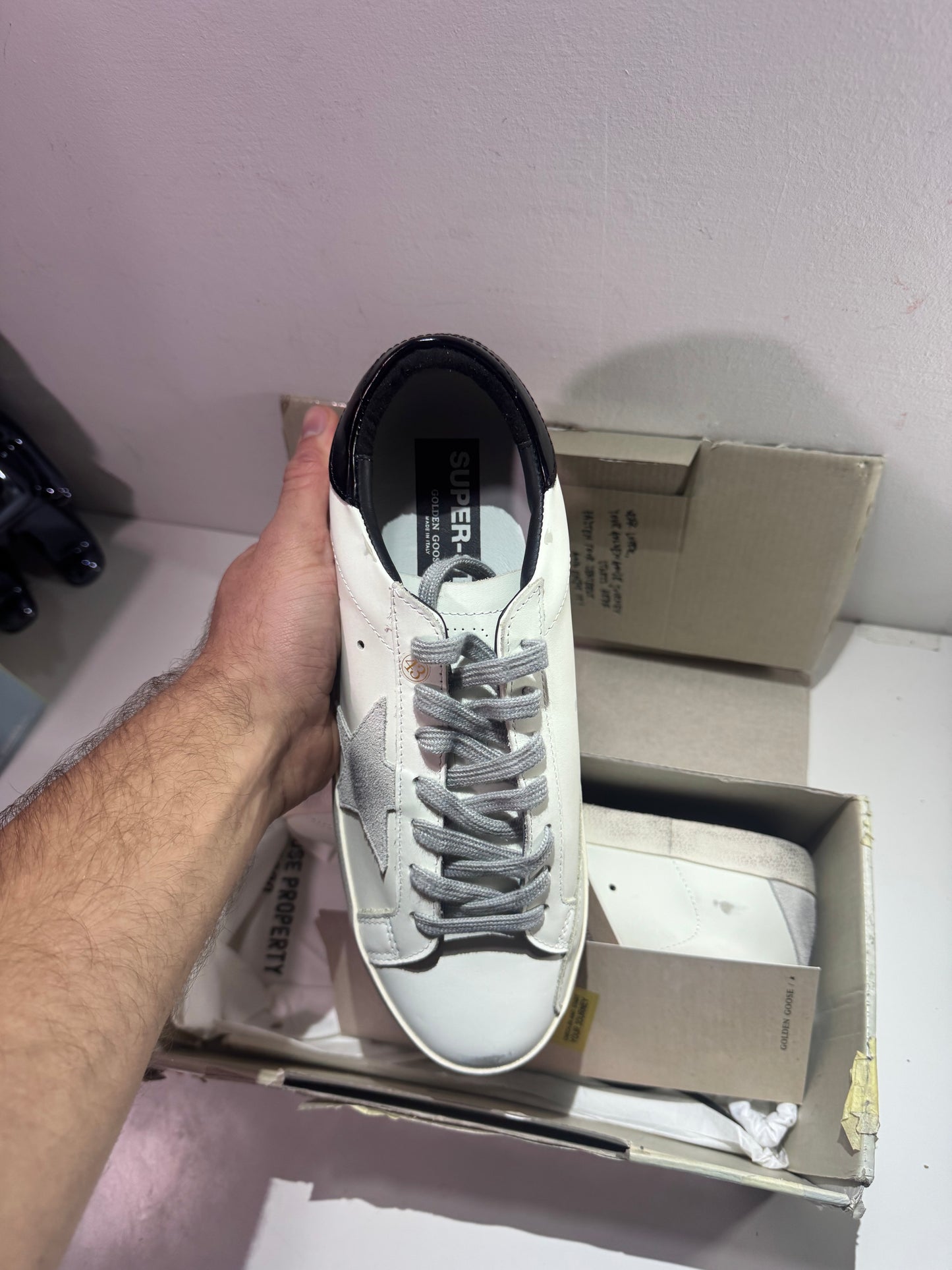 Golden Goose Navy Black /Wo
