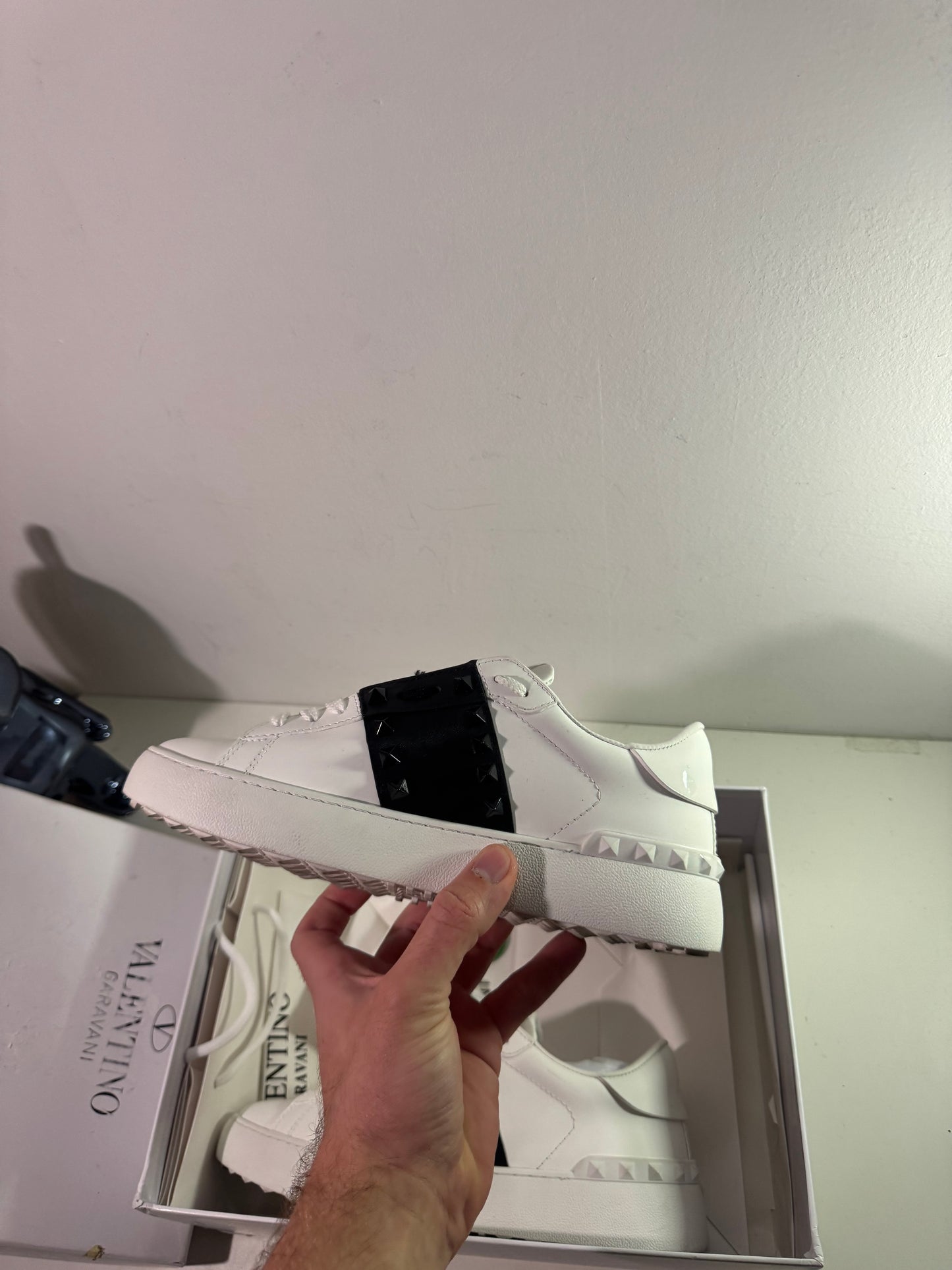 Valentino Low White/Black