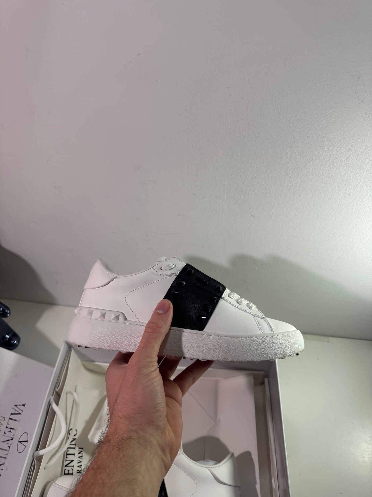 Valentino Low White/Black